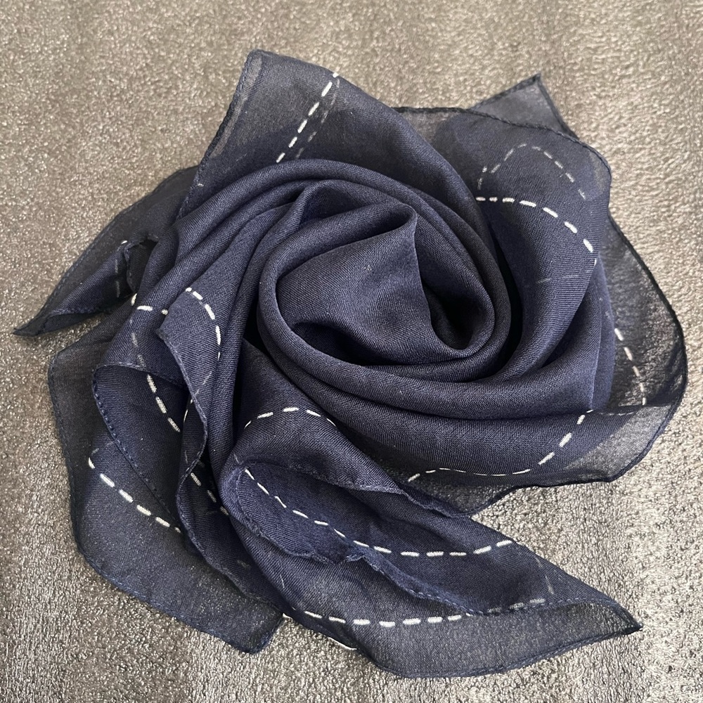 Women’s Navy Scarf